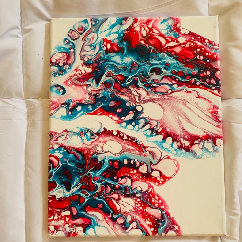 Wall art. Acrylic canvas painting 11 x 14 inches